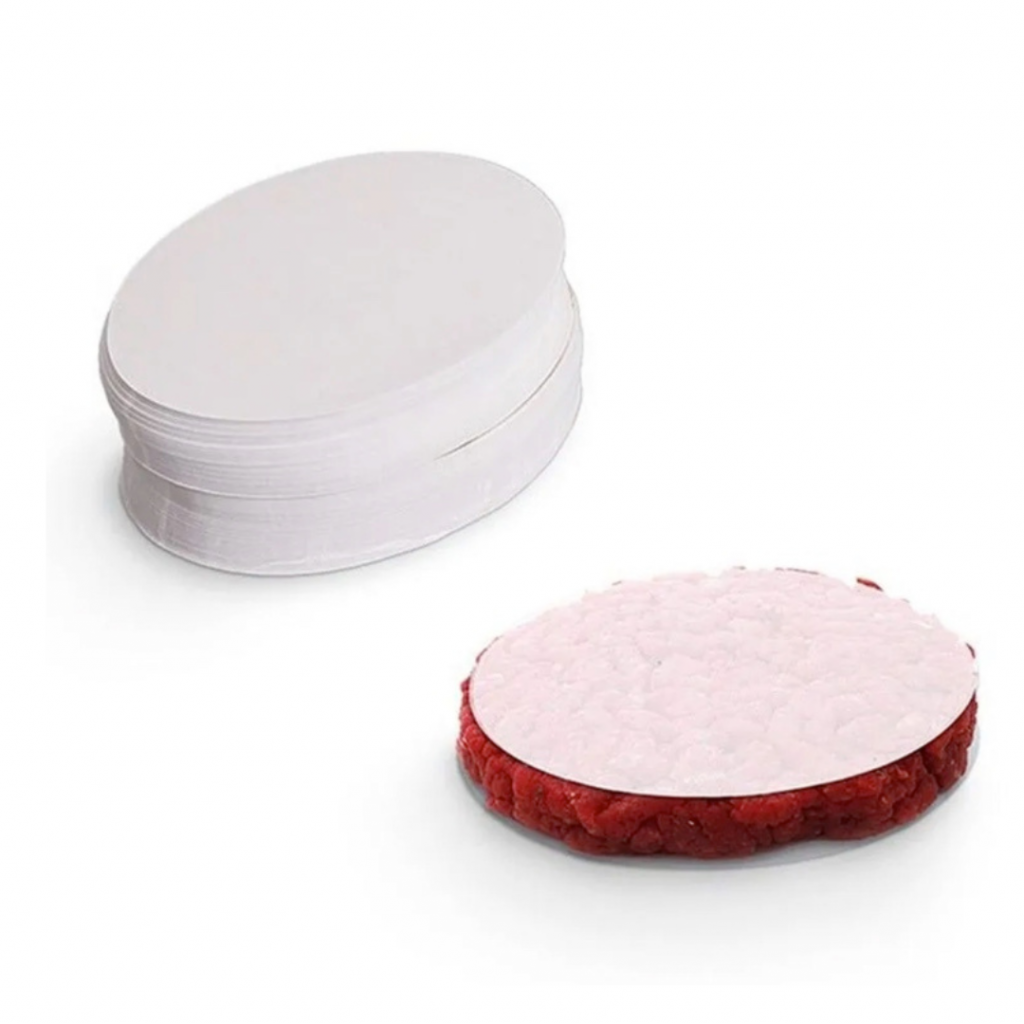 Papier steak ovale pour séparer les portions de viande