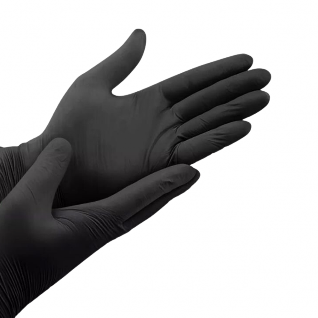 gants noirs morières emballages