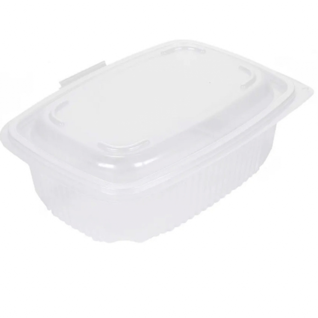 Barquette micro ondable en plastique transparente pour réchauffer les repas