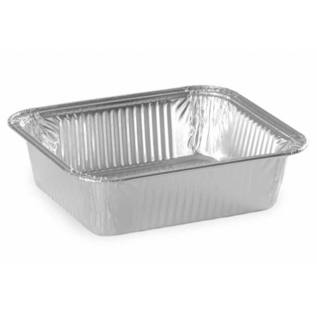 Barquette en aluminium pour cuisson au four et conservation des aliments
