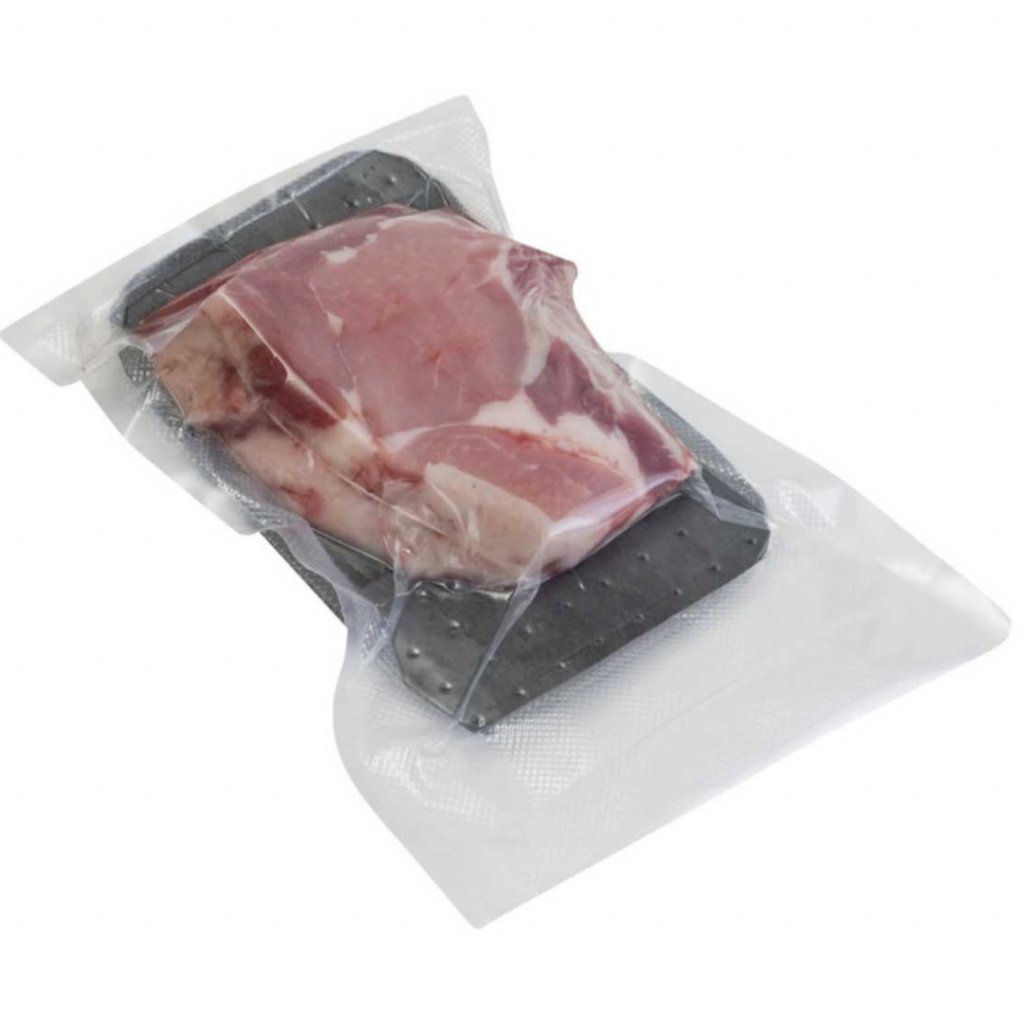 Sac sous vide transparent pour conservation prolongée des aliments