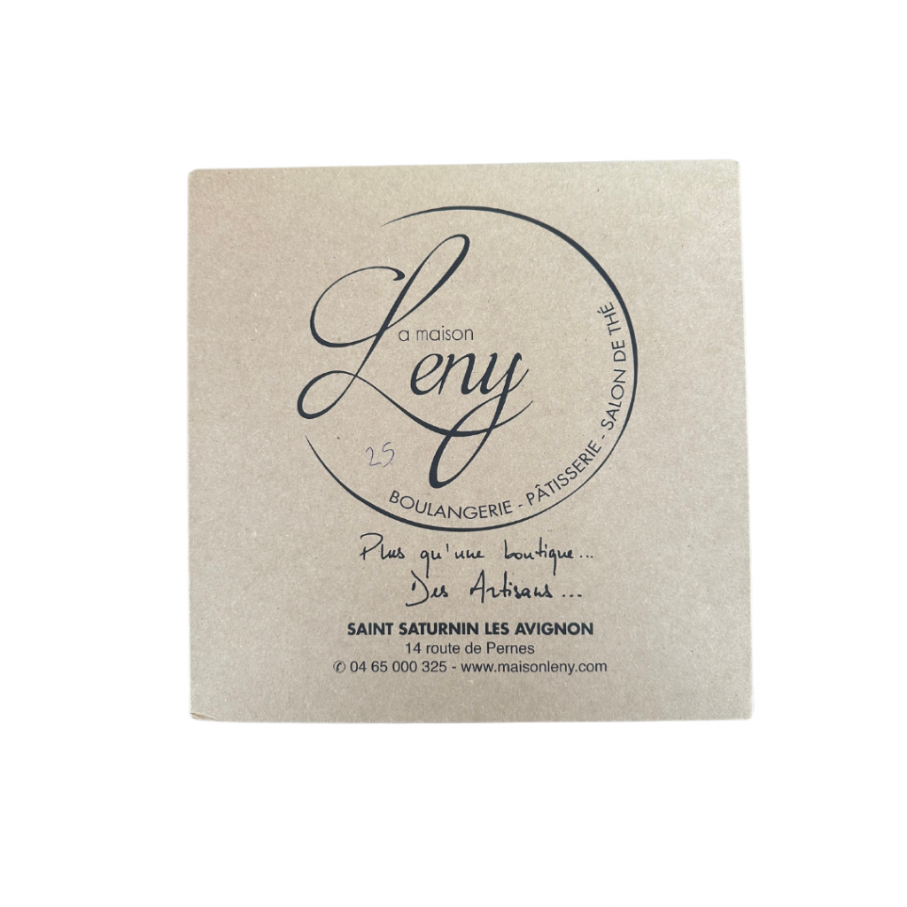 Boîte pâtissière personnalisée