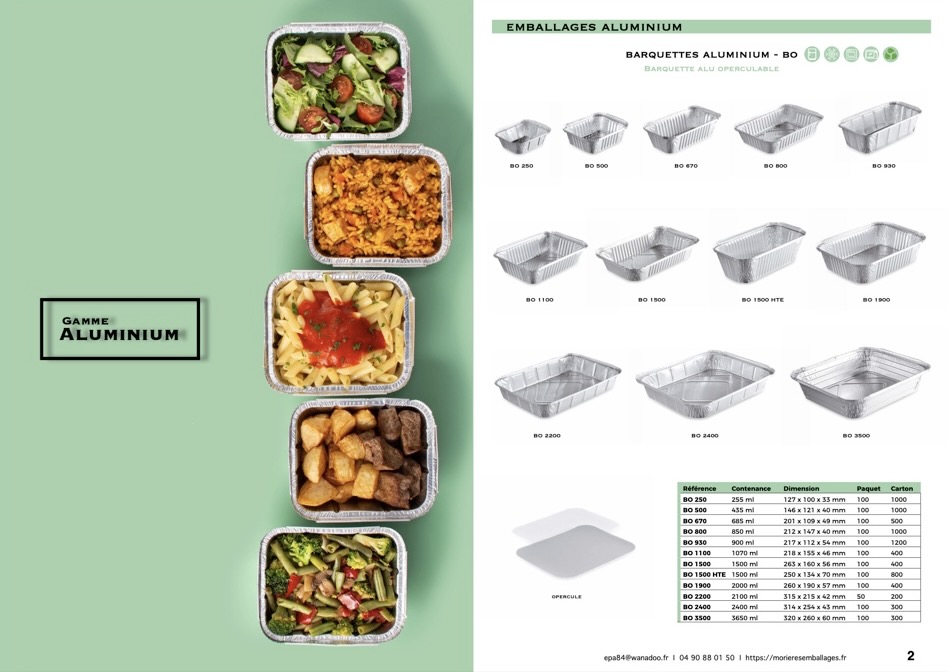 Catalogue Morières Emballages